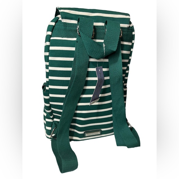 New MADDEN GIRL Green/stripe Women’s Backpack - Picture 4 of 13